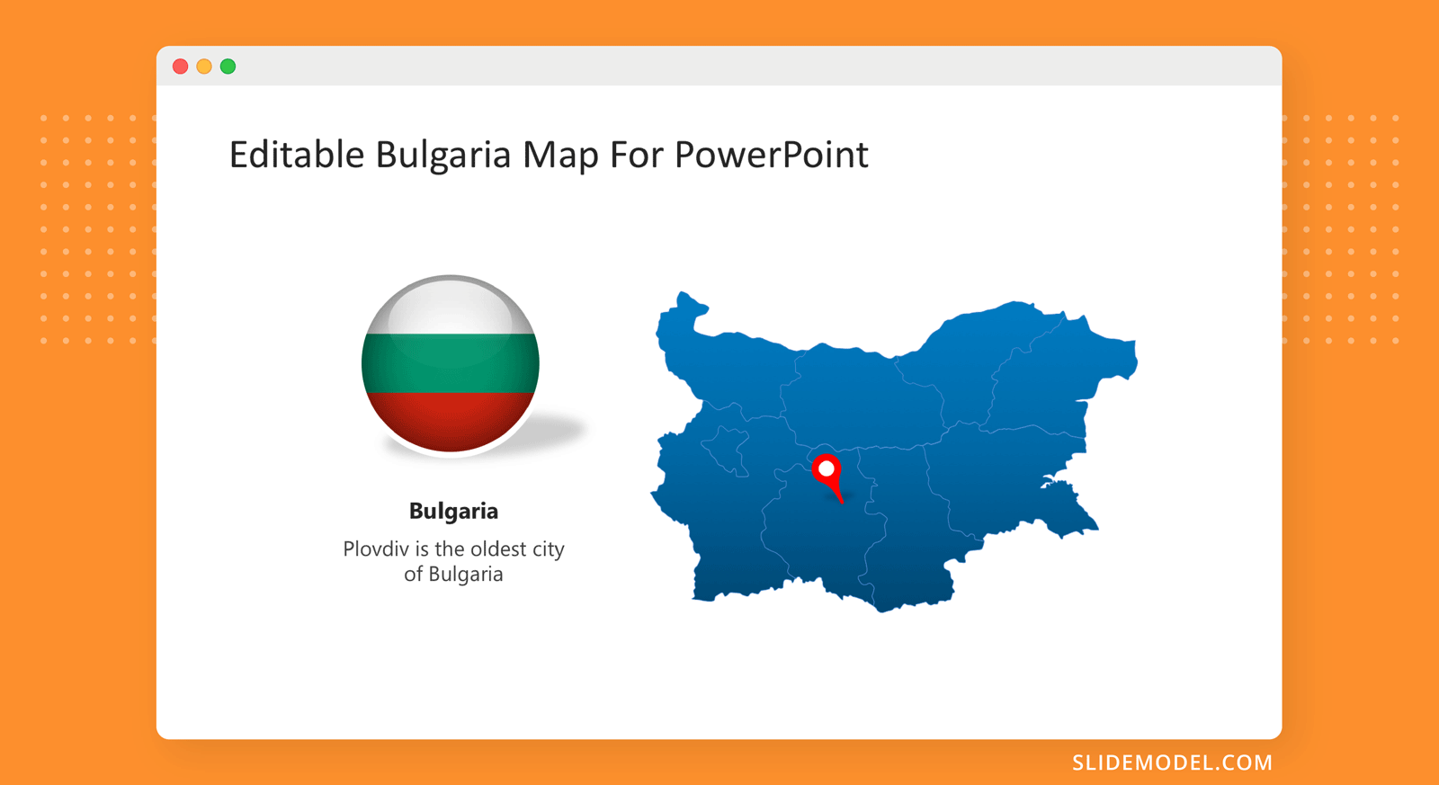 Editable Bulgaria PowerPoint Template