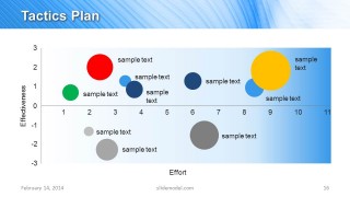 Tactics Plan PowerPoint Template with Bubbles