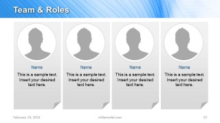 Team Responsibilities & Roles Slide design  for PowerPoint