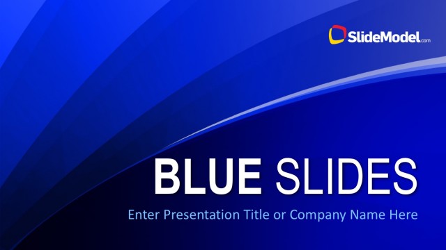 Blue Slides PowerPoint Template
