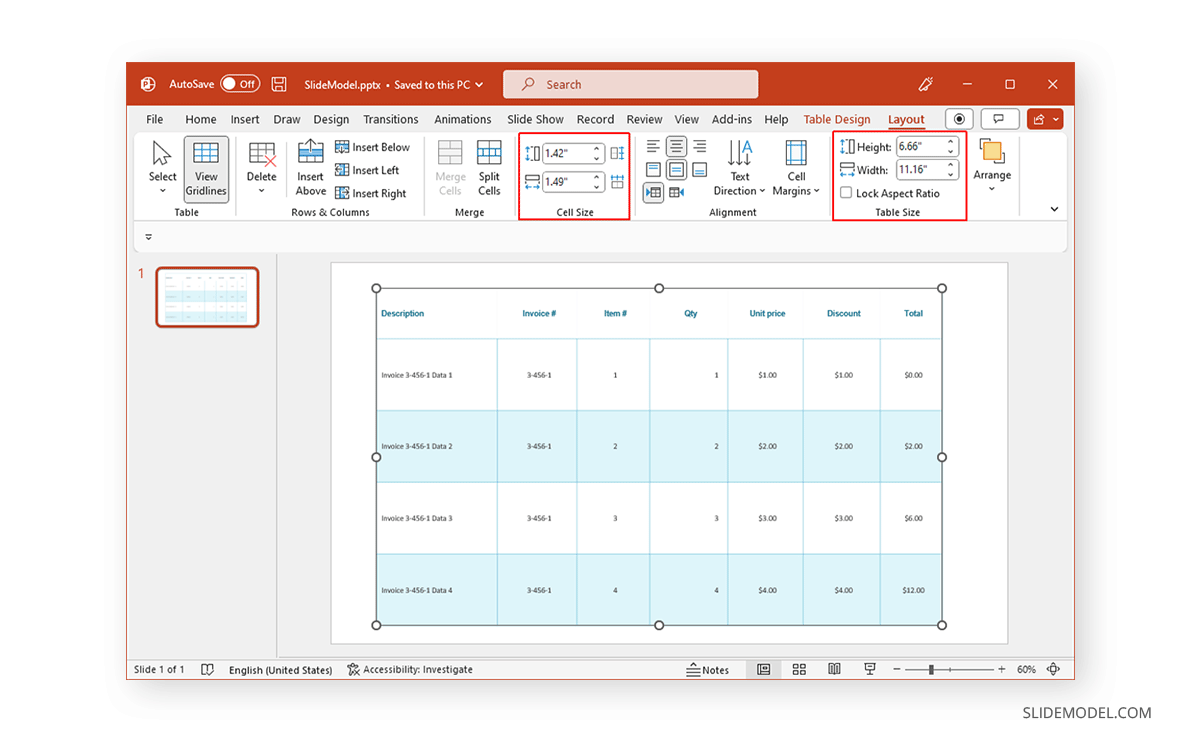 How To Set Column Width In Ppt Table In Powerpoint - Infoupdate.org