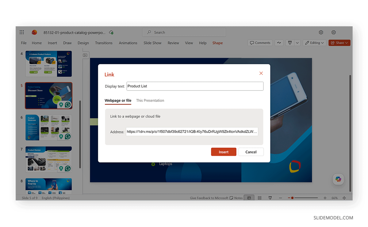 PowerPoint web version link