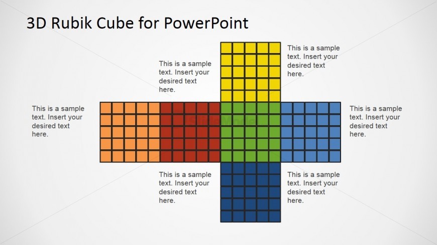 PowerPoint Rubik Cube Faces