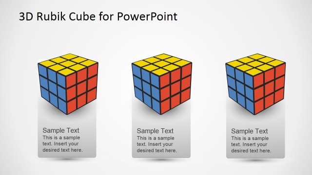 Three Rubik’s Cubes Diagram