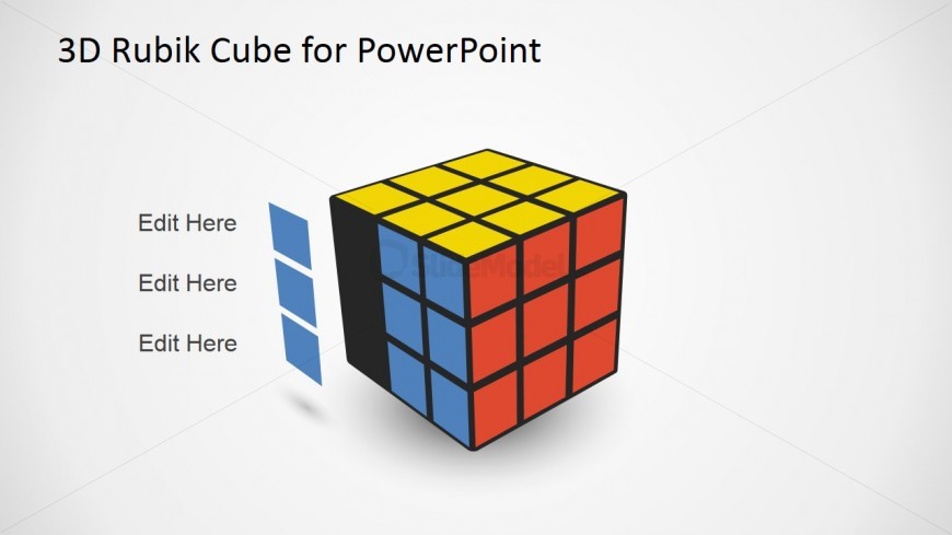 PowerPoint Rubik Cube Cliapart with Series