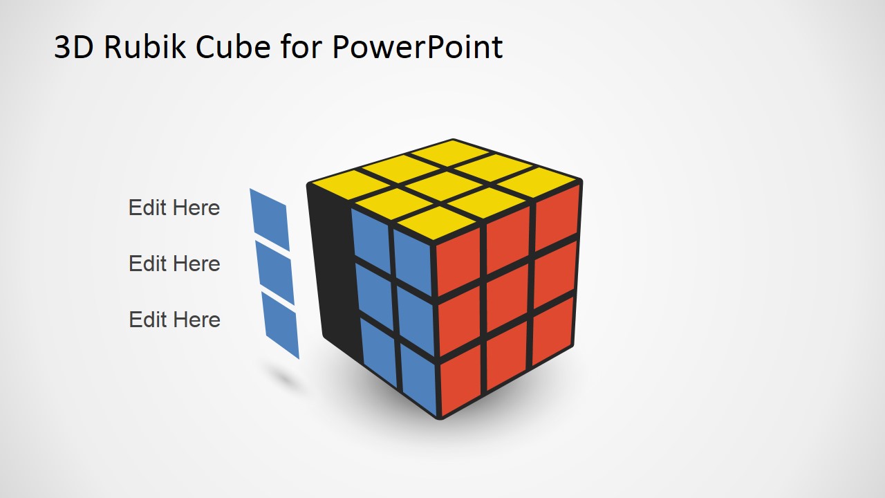 PowerPoint Rubik Cube Cliapart with Series