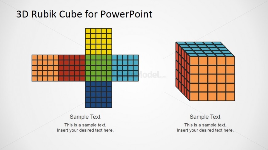 PowerPoint Design of Magic Cube Faces