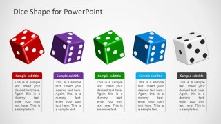 5 Dice Shapes for PowerPoint