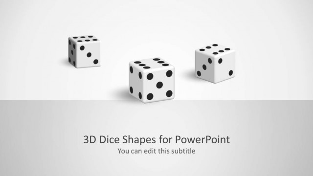 3D Dices for PowerPoint