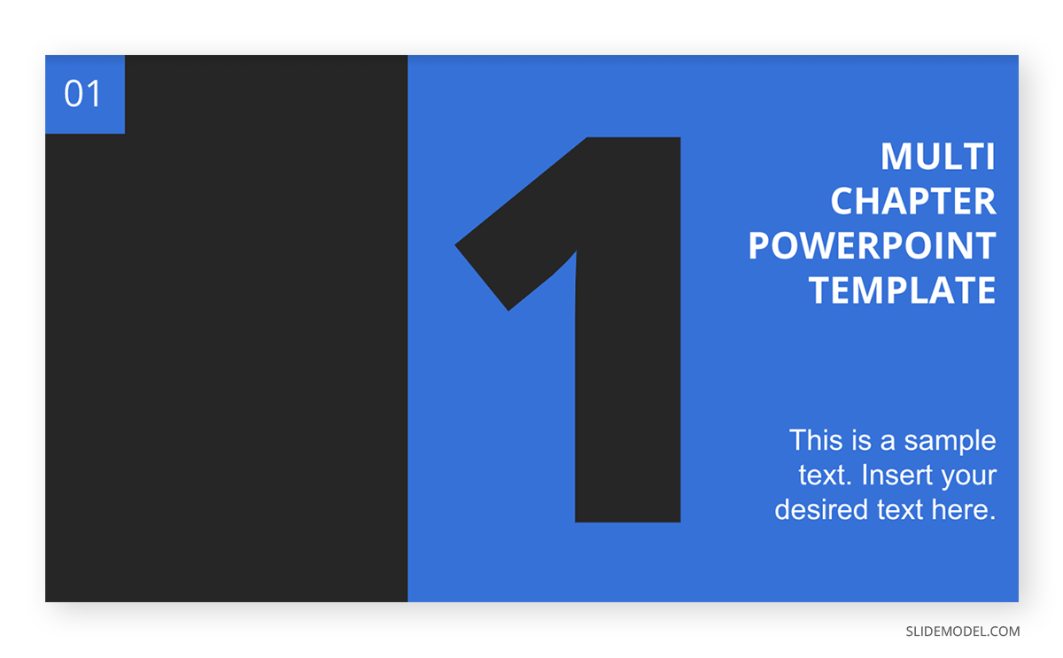 Multichapter PowerPoint template