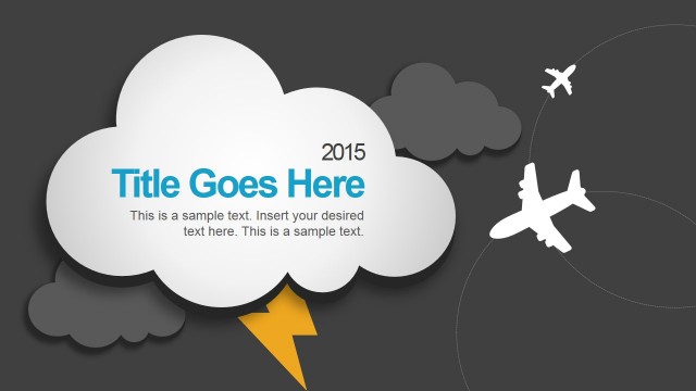 Flying Concept PowerPoint Template