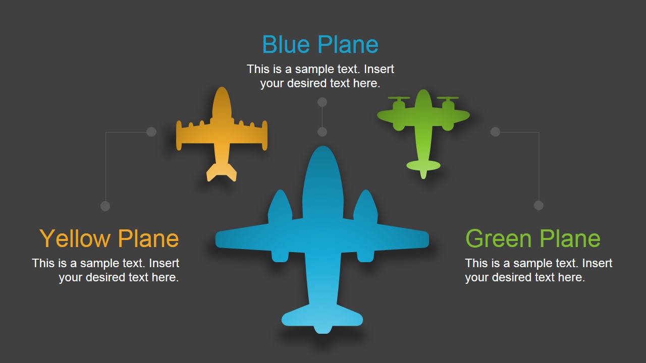 Flying Concept PowerPoint Template - SlideModel