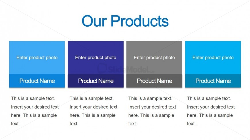 PPt Crowdfunding Template of Products Page