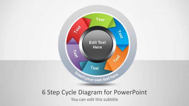 6-Step Cycle Process Diagram for PowerPoint
