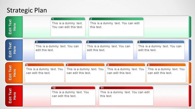 Basic Strategic Plan Template for PowerPoint