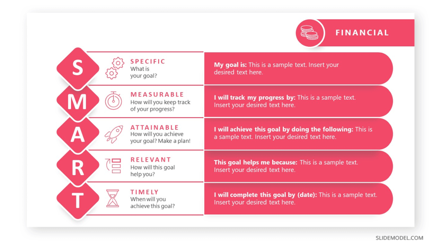 12 Smart Goals Scorecard Template For Powerpoint Slidemodel