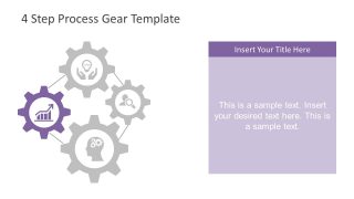 Trend Analysis PowerPoint Gear Diagram