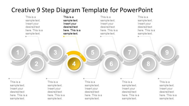 PowerPoint Material Design Timeline