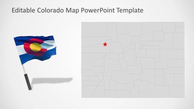 Colorado US State Map PowerPoint