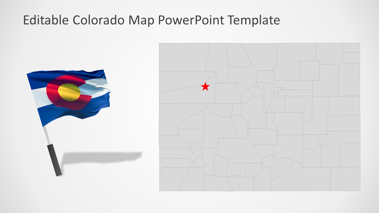 Flag Map PowerPoint Template