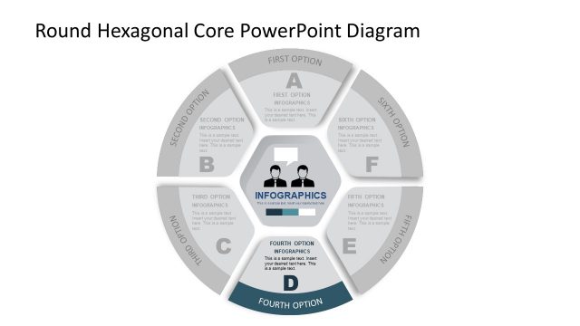 Round PowerPoint Diagram and Core