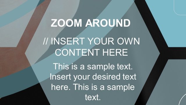 Presentation of Navigational Zoom Effect