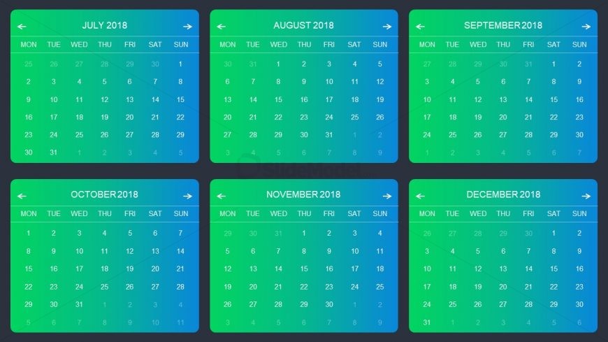 Infographic Design for Calendar Template