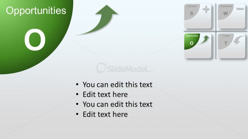 Flat Material PowerPoint Diagram Opportunities