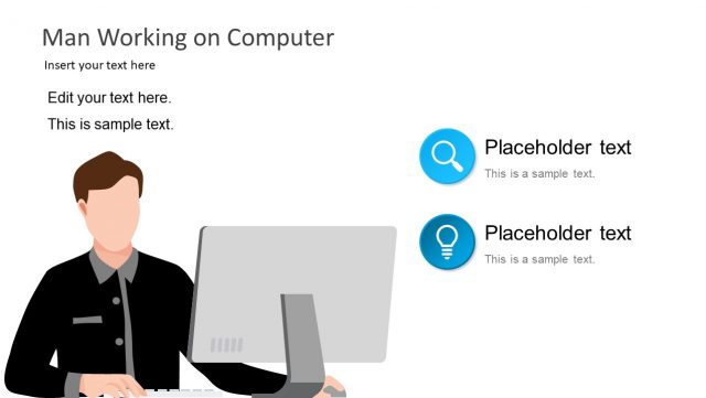 Work Station PowerPoint Design - SlideModel