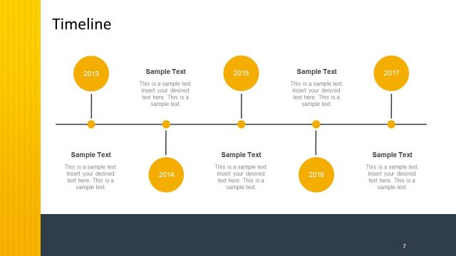 Business PowerPoint Timeline Template