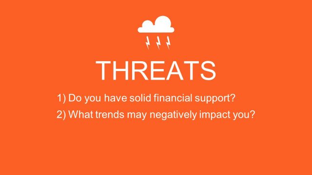 Infographic Template of Threats SWOT
