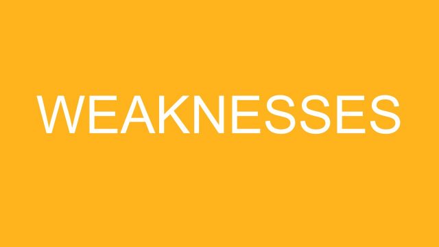 Navigational Weaknesses Template PPT