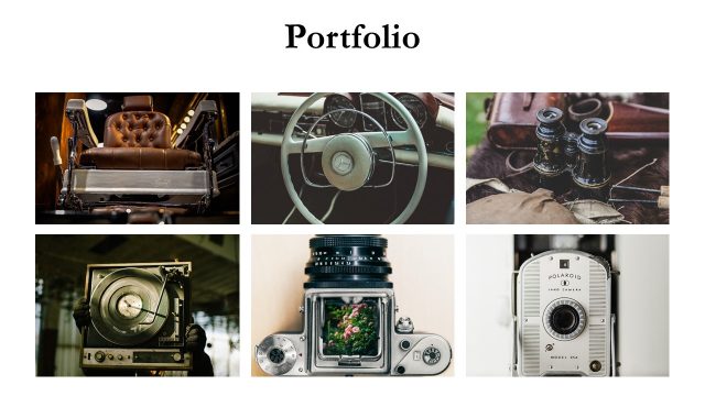 Creative Minimal Presentation of Photos