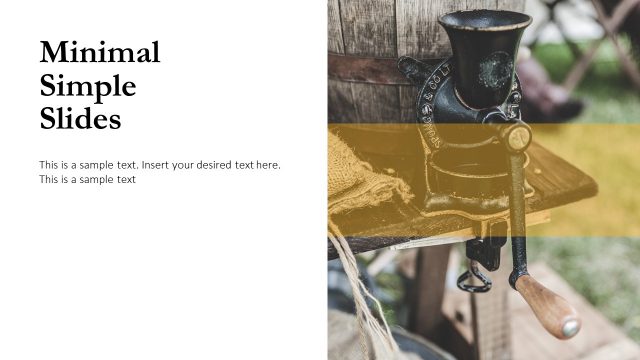 Minimal Simple PowerPoint Design