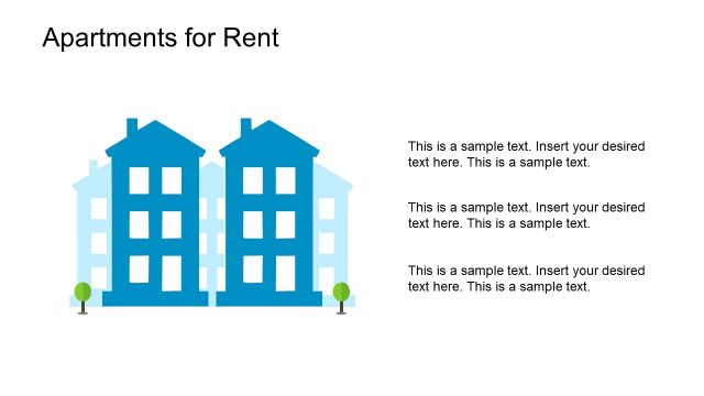 PowerPoint Property Rent Slide