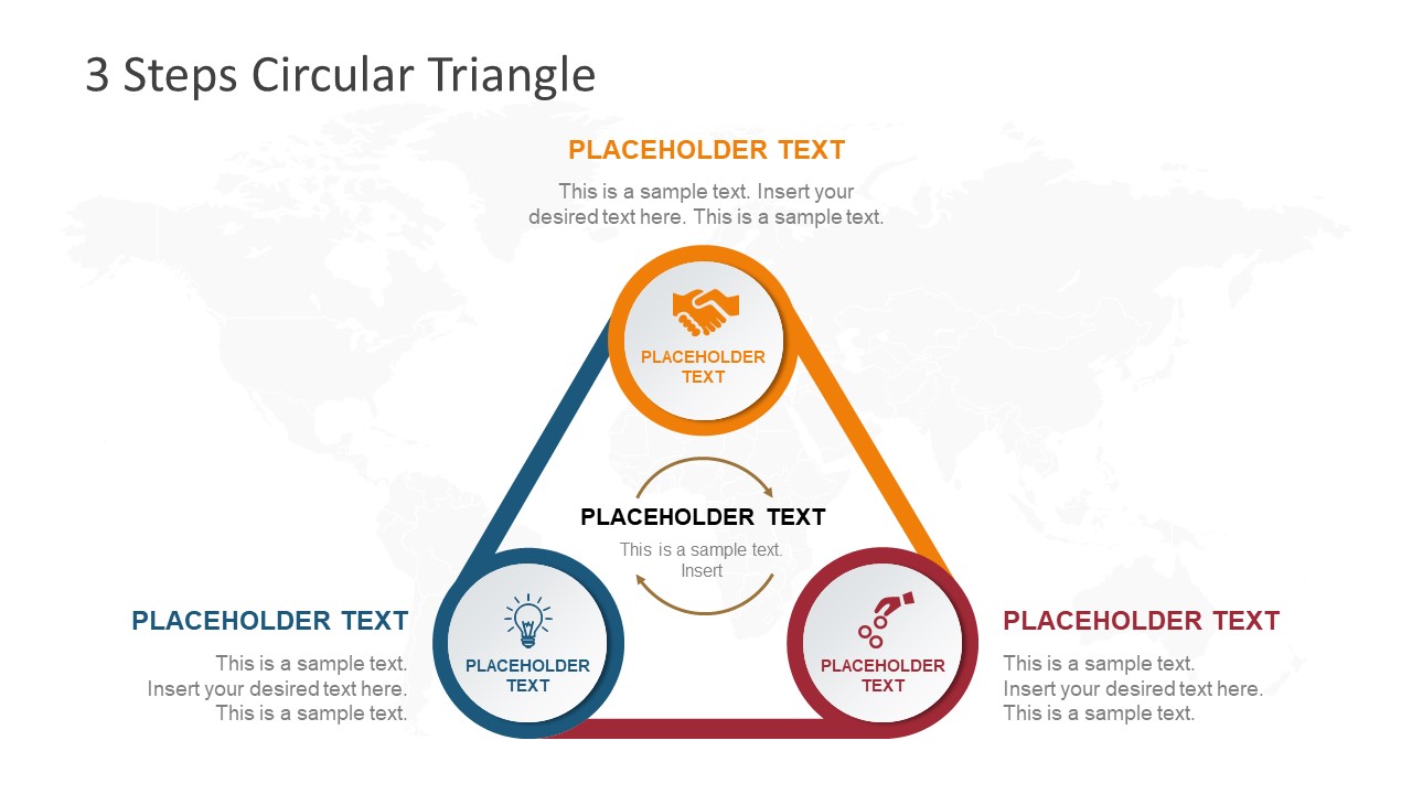 Infographic PowerPoint Triangle Cycle