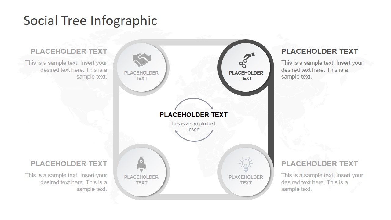 4 Step Square Diagram PowerPoint Template - SlideModel