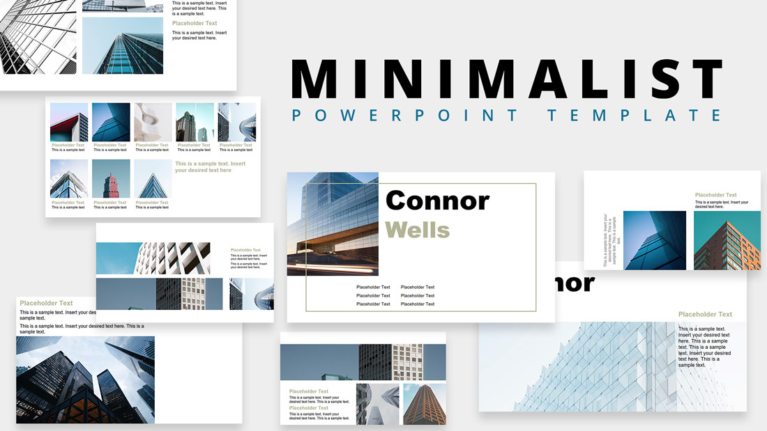 minimalist powerpoint template