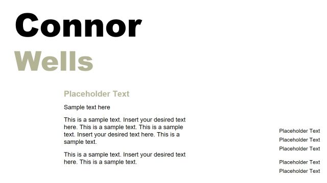 Minimalist Business PowerPoint Layout