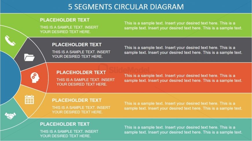 5 Stage PowerPoint Semi Circle - SlideModel