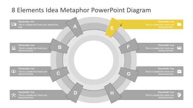 8 Elements Diagram PowerPoint