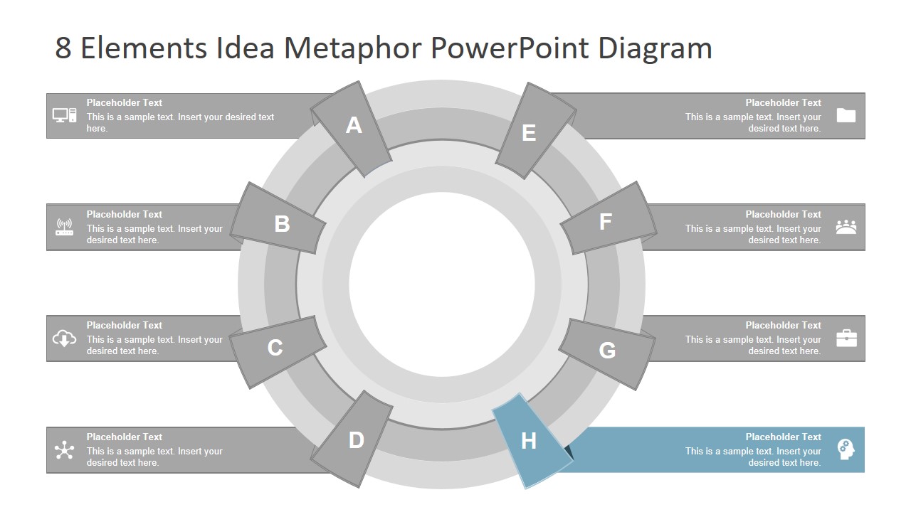 8 Elements Metaphor Diagram Template