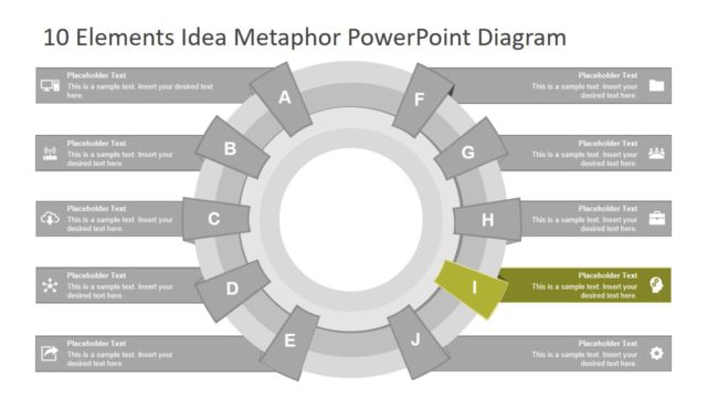Presentation of Infographic Process Cycle
