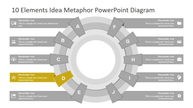 Element Metaphor Diagram PowerPoint