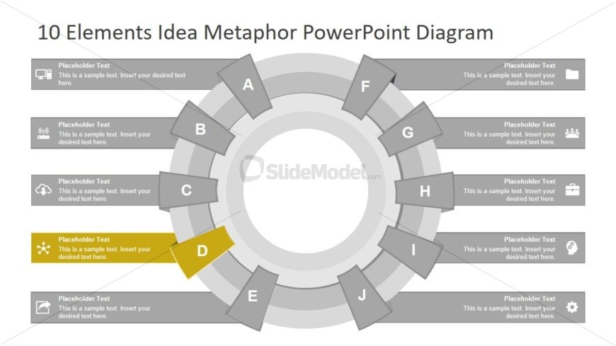 PowerPoint Diagram of Circular Design