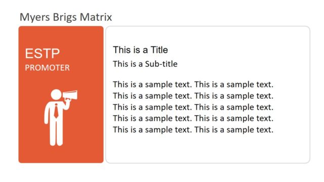 Myers Briggs Promoter Slide