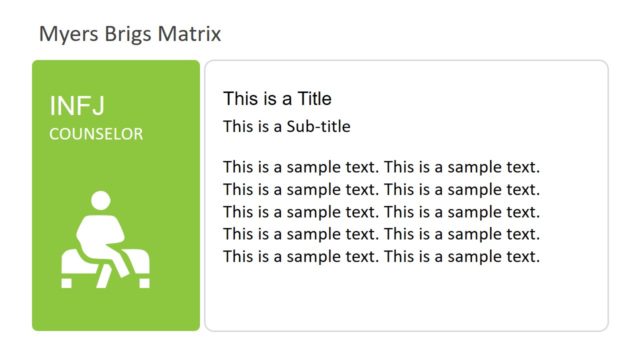 Myers Briggs Counselor Slide