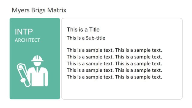 Myers Briggs Architect Slide