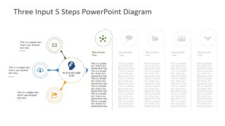 PPT Flat Infographic Process Diagram