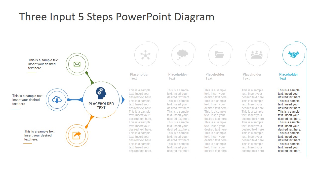 Infographic Process Template Design